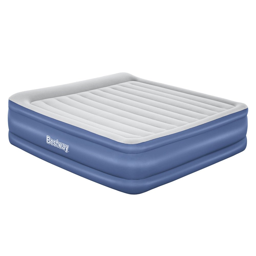 56 CM Thickness Air Bed Inflatable Mattress with Built in Pump King