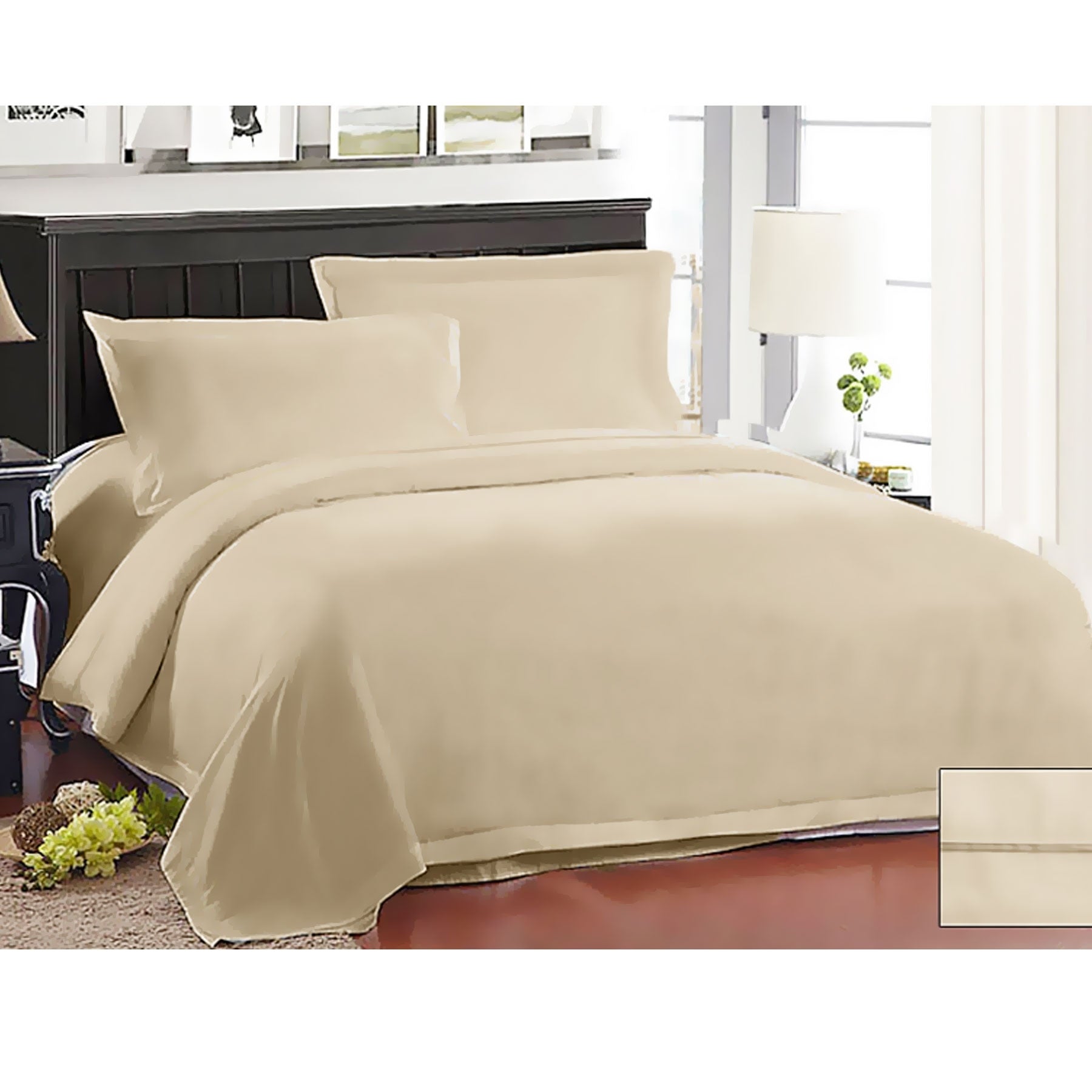 1000TC American Pima Cotton Quilt Cover Set Linen Queen - Home & Garden > Bedding - Bedzy Australia