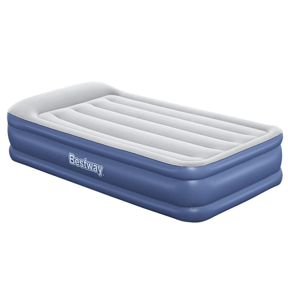 46 CM Thickness Air Bed Inflatable Mattress with Carry Bag - Single Size - Bedzy Australia