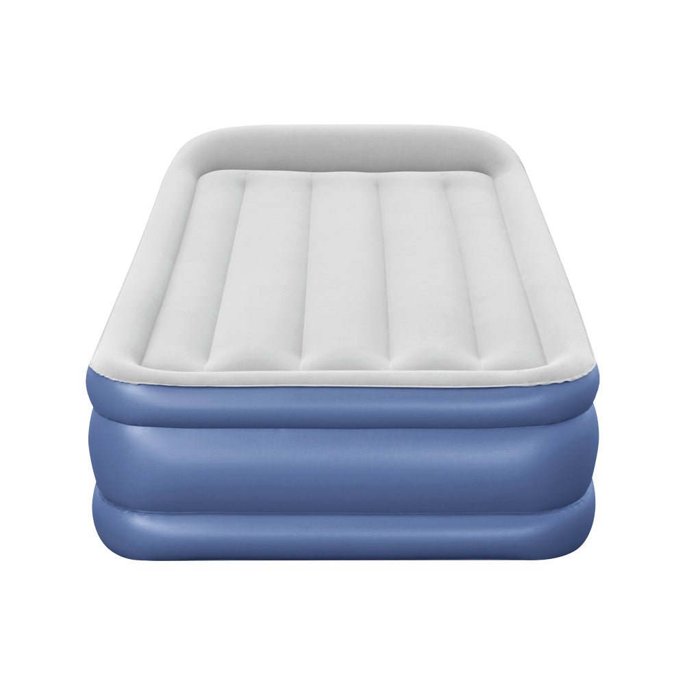 46 CM Thickness Air Bed Inflatable Mattress with Carry Bag - Single Size - Bedzy Australia