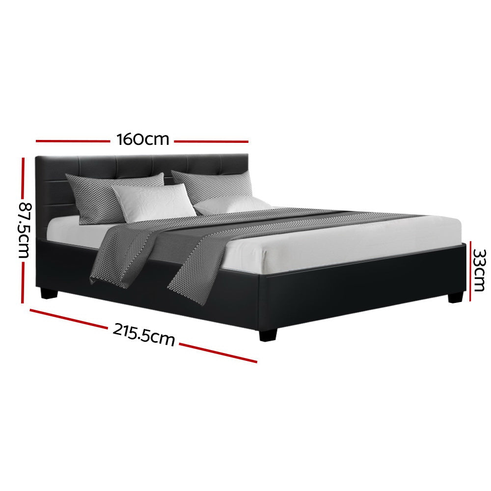 Byron Storage Queen Bed Frame Black