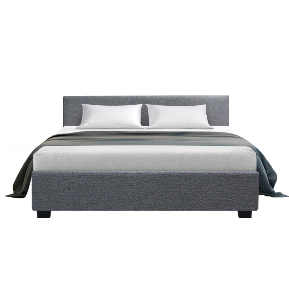 Elwood Storage Queen Bed Frame Grey