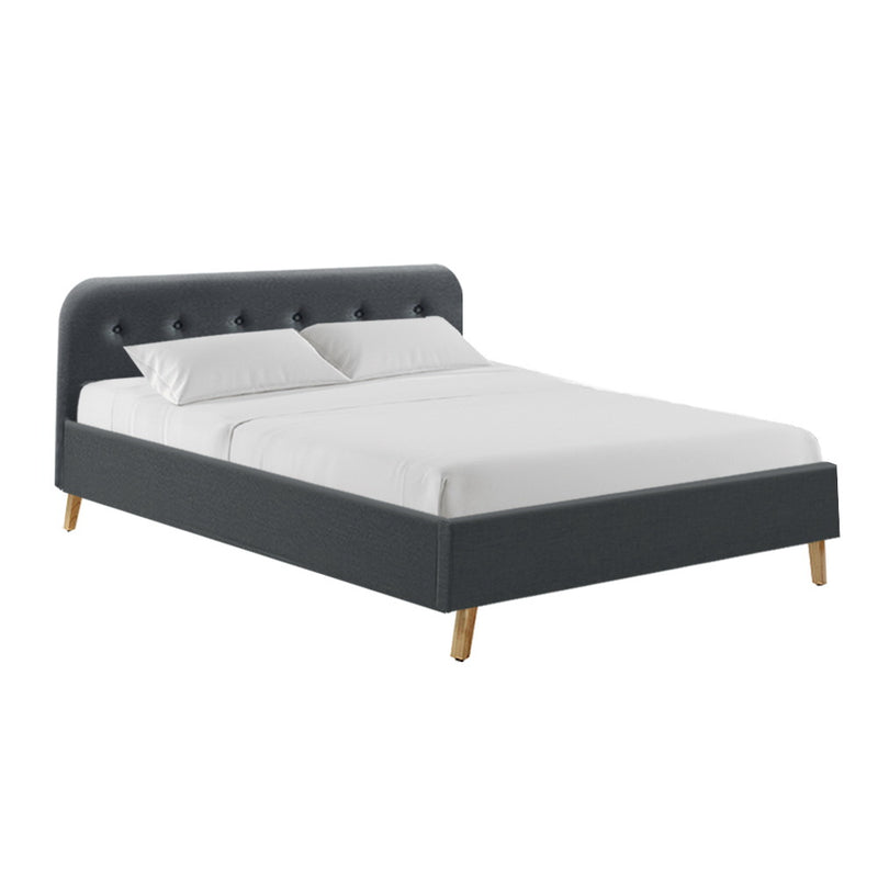 Tarcoola Queen Bed Frame Charcoal