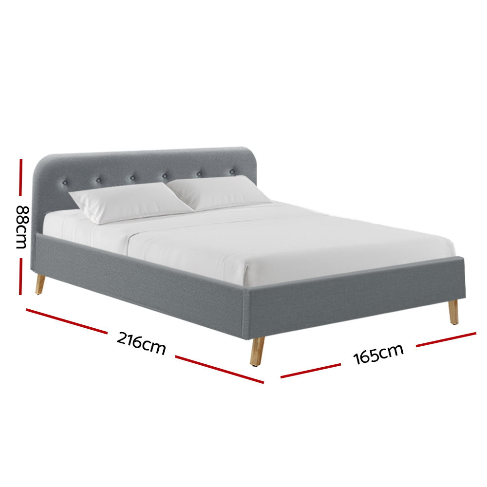 Tarcoola Queen Bed Frame Grey