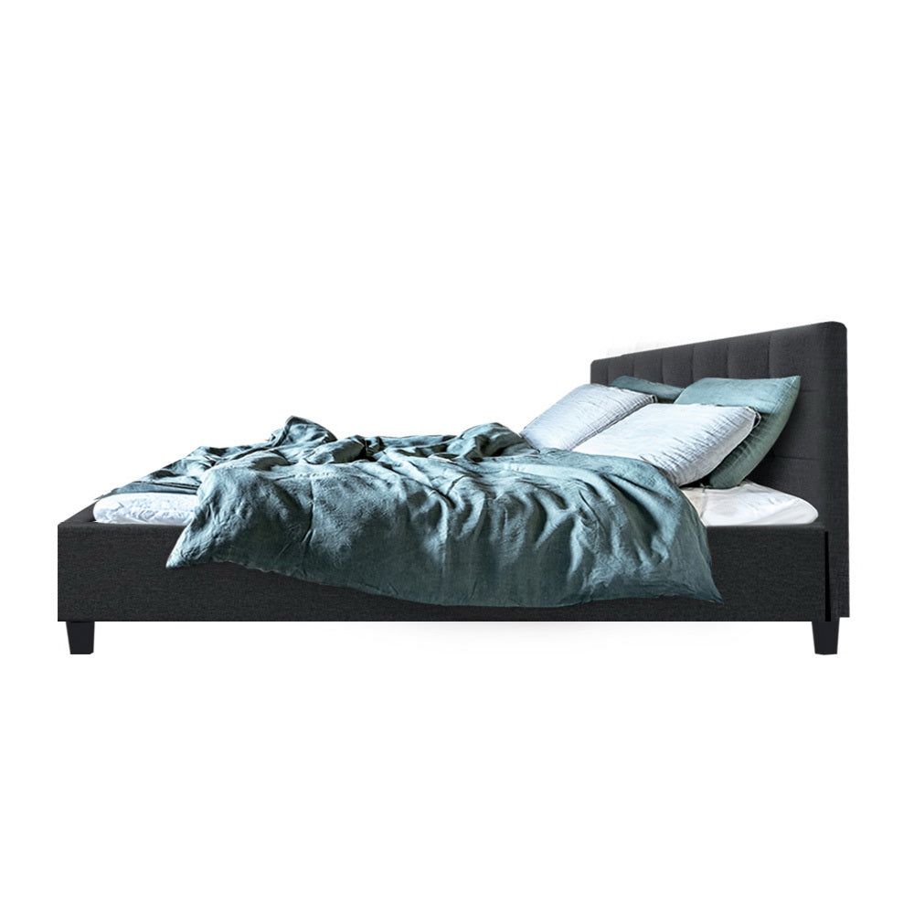 Agnes King Bed Frame Charcoal