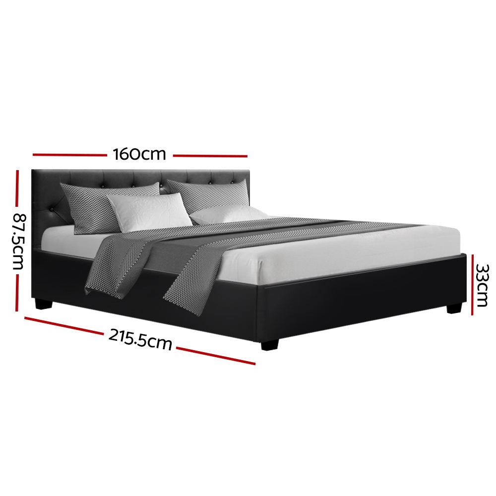 Noosa Storage Queen Bed Frame Black