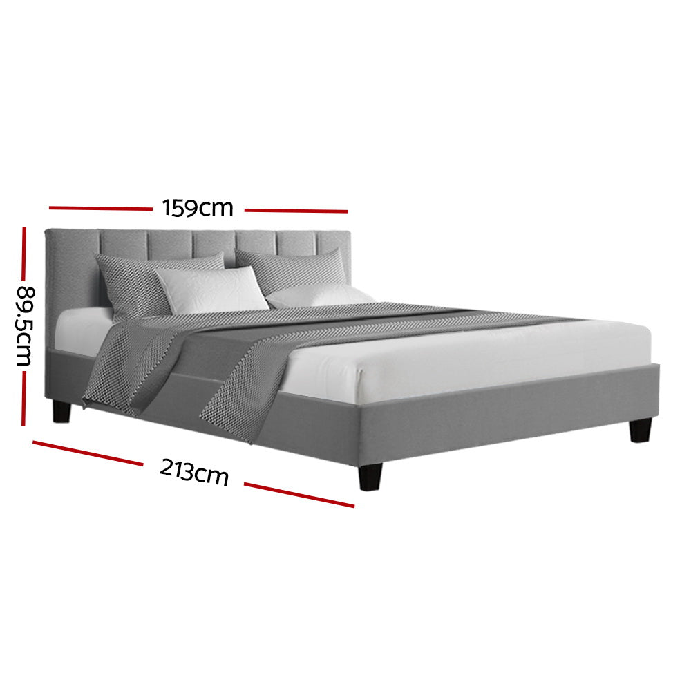 Alma Queen Bed Frame Grey