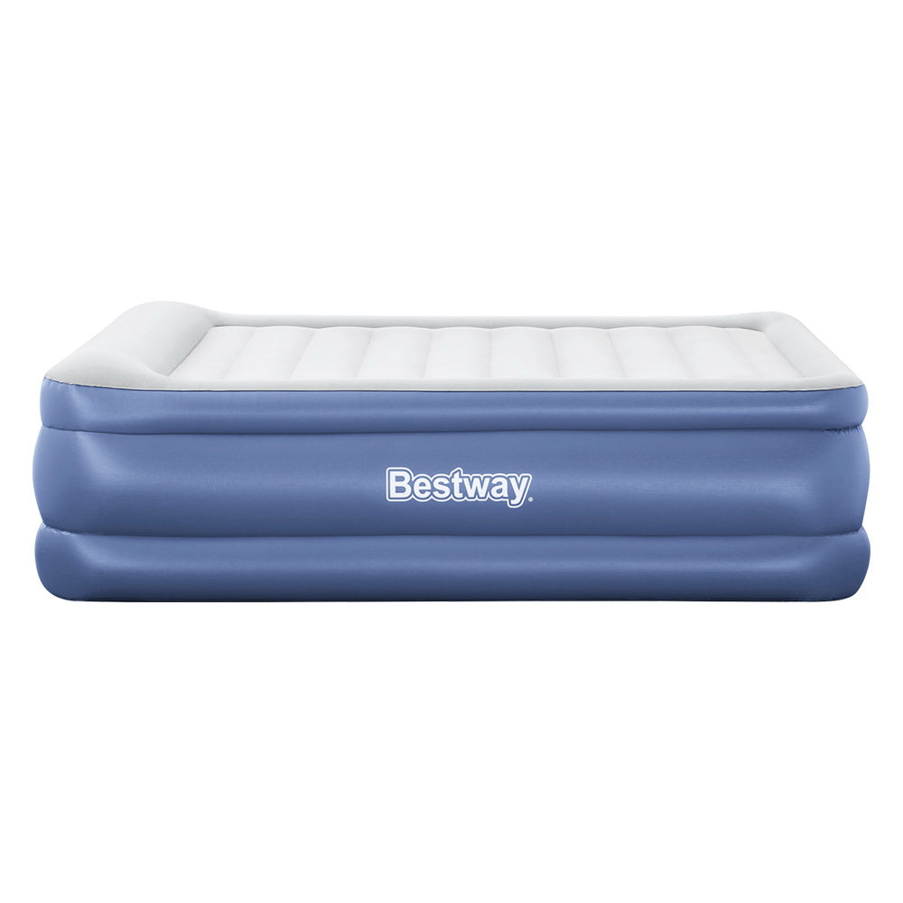 61 CM Thickness Air Bed Inflatable Mattress with Built-in Pump - Queen Size