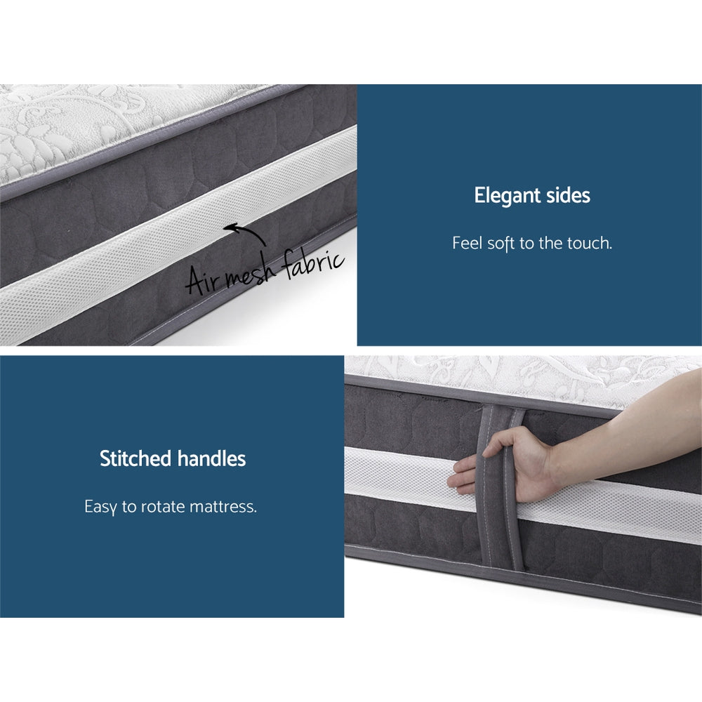 Lotus Tight Top Pocket Spring Mattress 30cm Thick - King Single