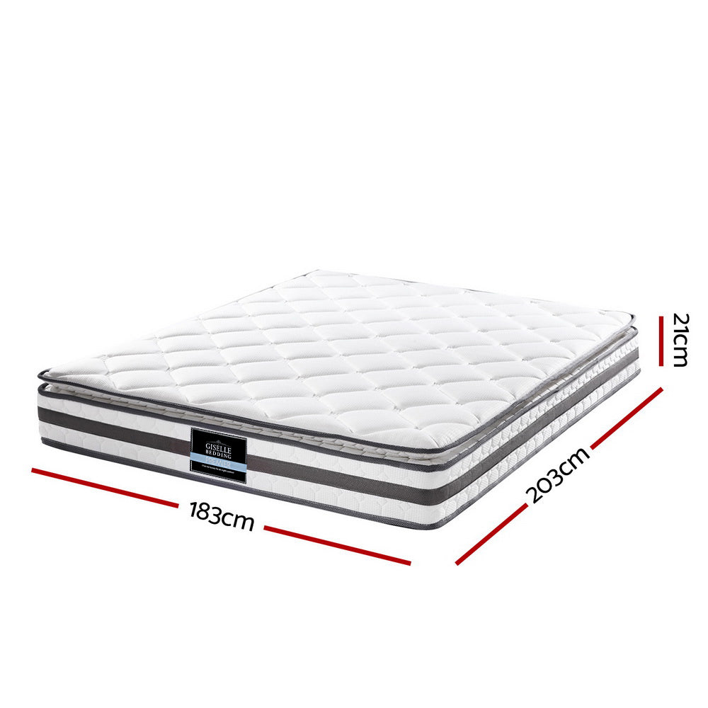 Normay Bonnell Spring Mattress 21cm Thick - King