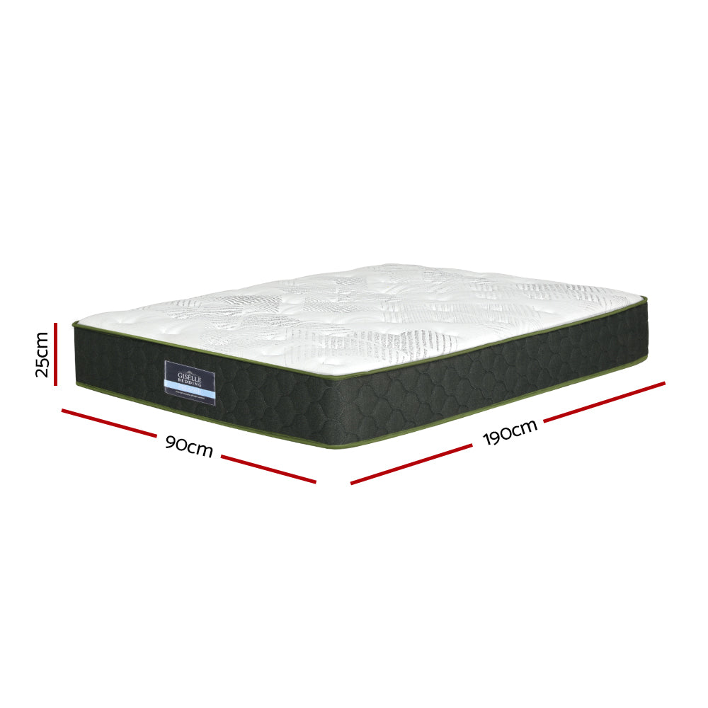 Beryl Series Green Tea Infused Mattress 25cm Thick - Single