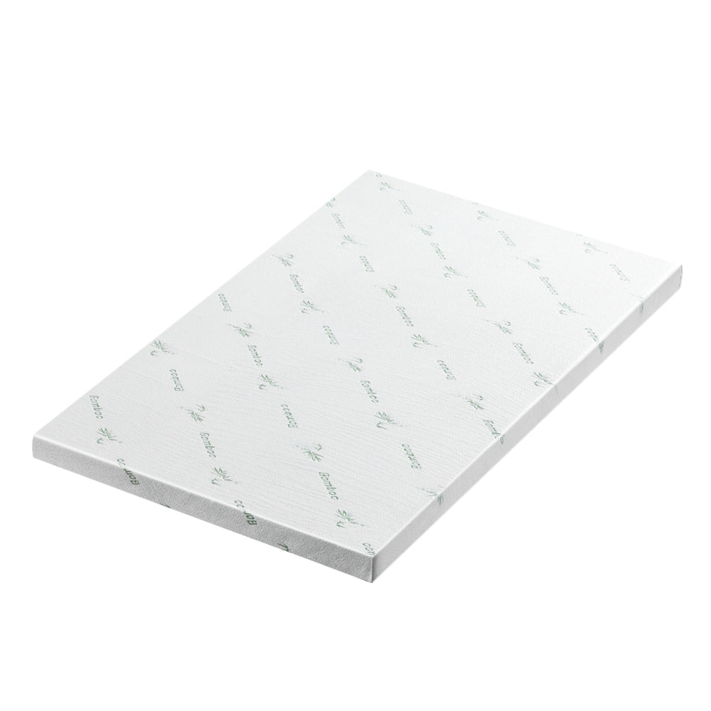 Memory Foam Mattress Topper Ventilated Cool Gel 8cm King Single