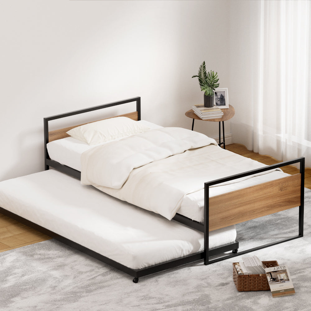 Trundle Single Bed Frame