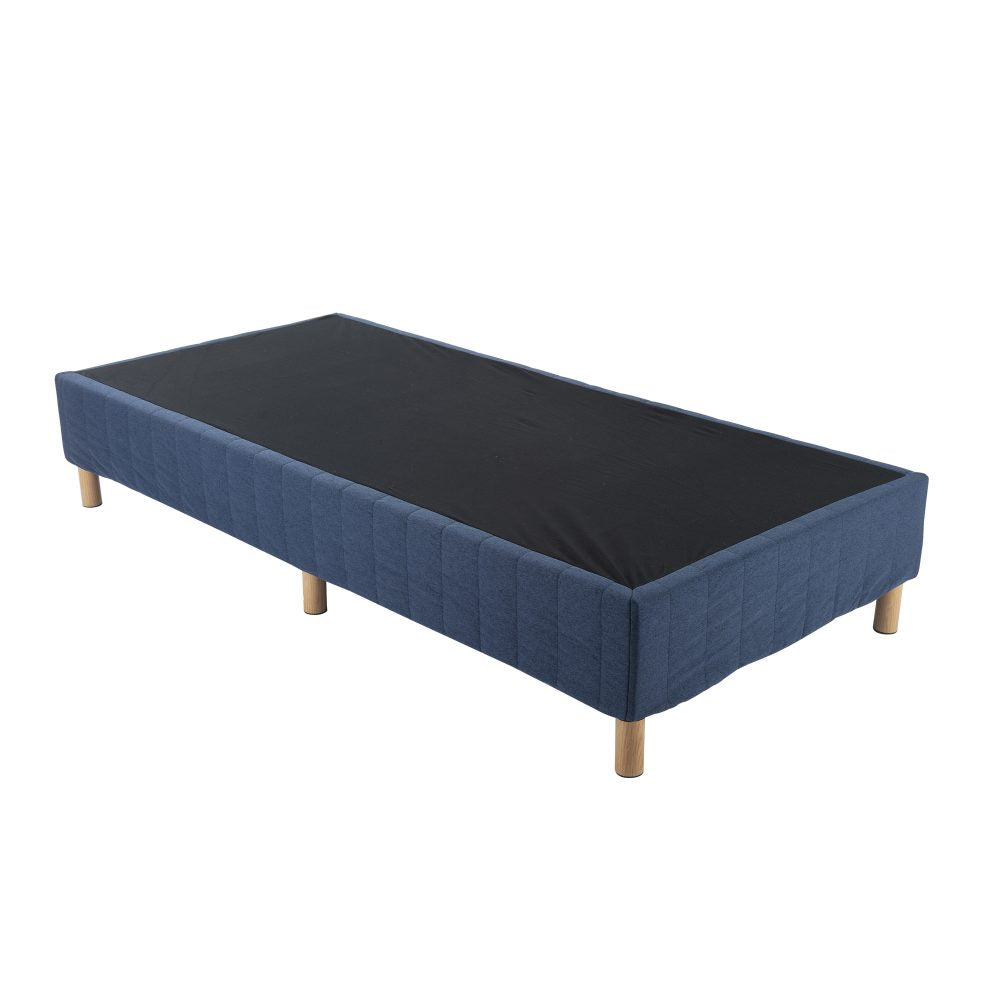 Double Metal Bed Frame Mattress Foundation - Blue