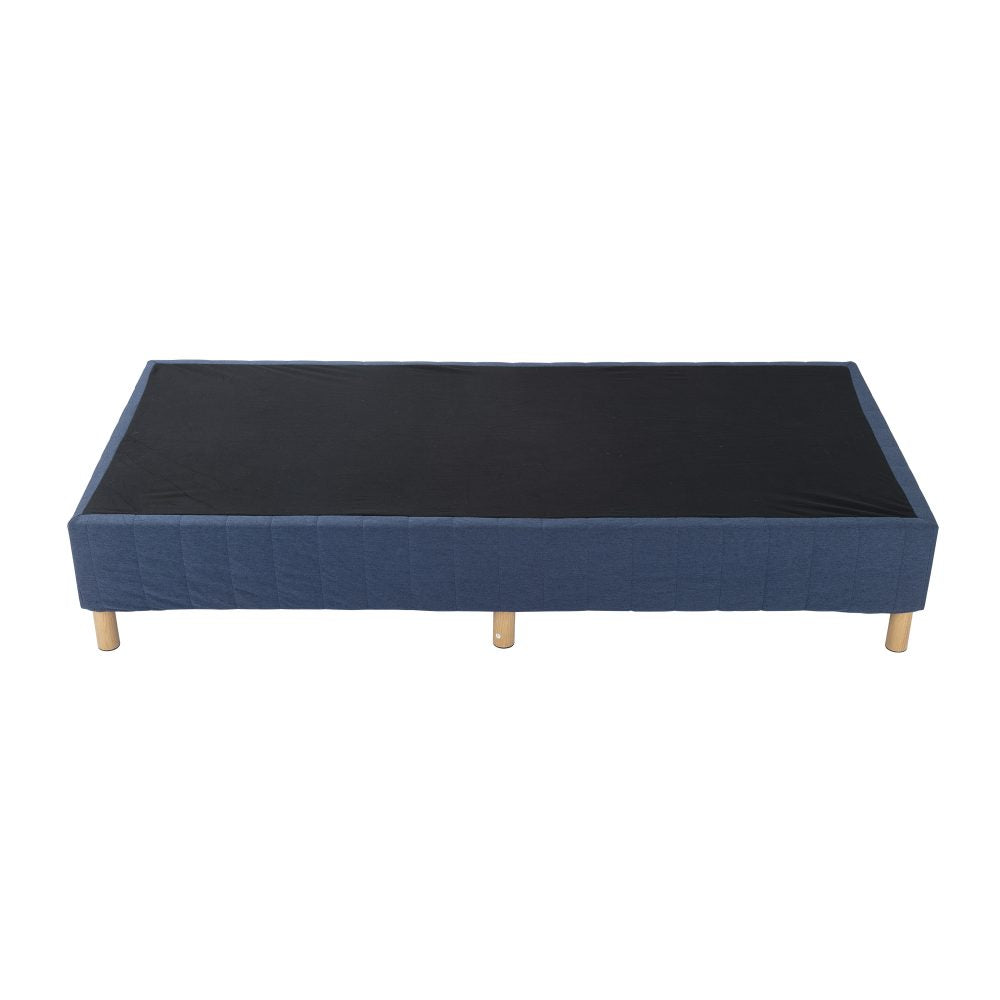 Double Metal Bed Frame Mattress Foundation - Blue