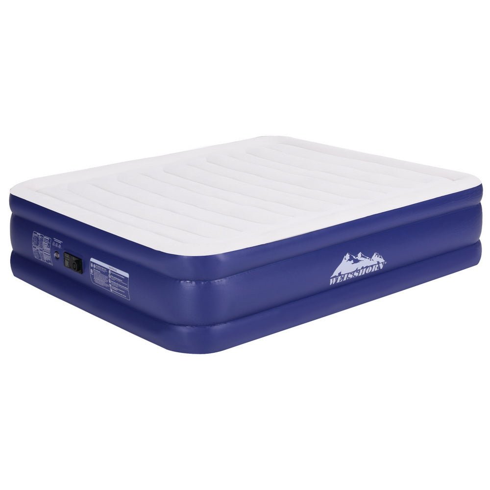 Air Mattress King Inflatable Bed Air bed 51cm - Home & Garden > Inflatable Mattress - Bedzy Australia