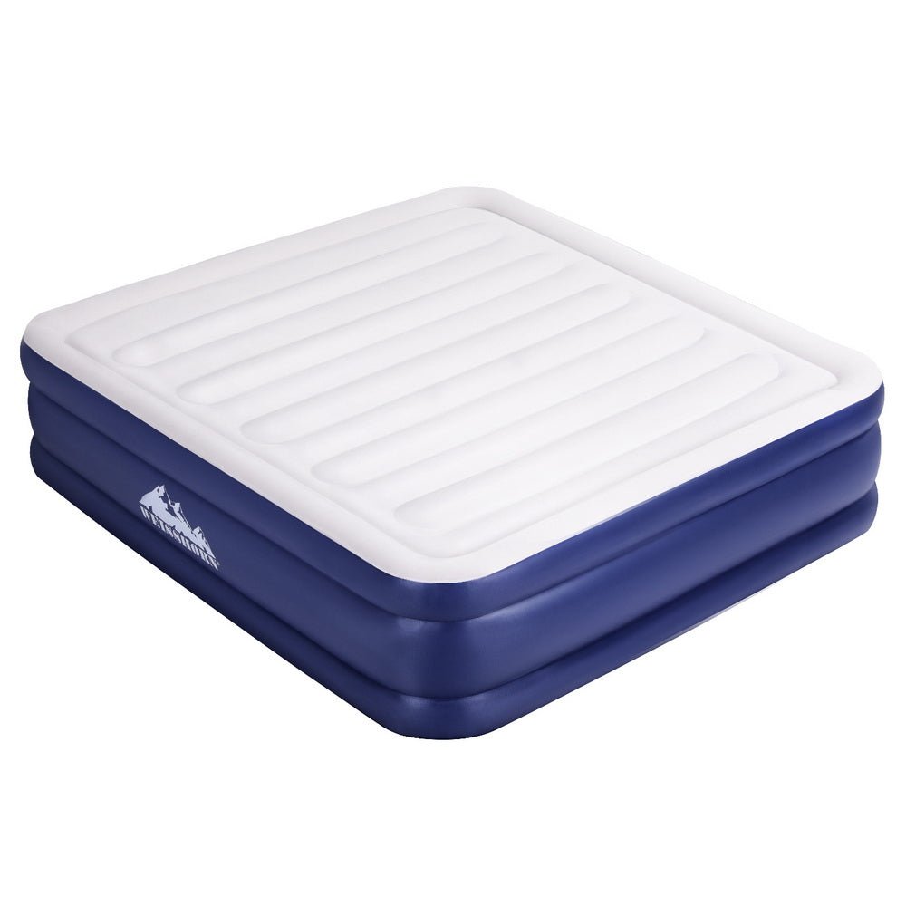 Air Mattress King Inflatable Bed Air bed 51cm - Home & Garden > Inflatable Mattress - Bedzy Australia