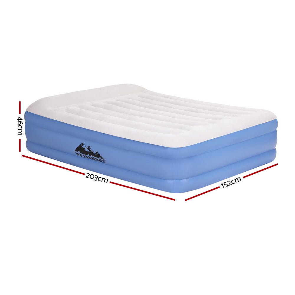 Air Mattress Queen Inflatable Bed 46cm Air bed - Home & Garden > Inflatable Mattress - Bedzy Australia