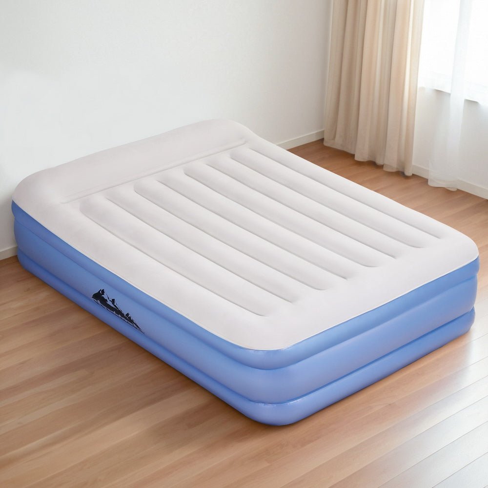 Air Mattress Queen Inflatable Bed 46cm Air bed - Home & Garden > Inflatable Mattress - Bedzy Australia