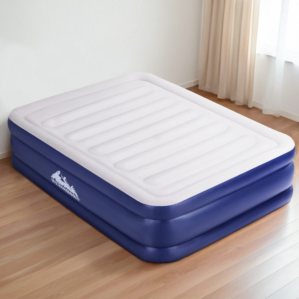 Air Mattress Queen Inflatable Bed Air bed 51cm - Home & Garden > Inflatable Mattress - Bedzy Australia