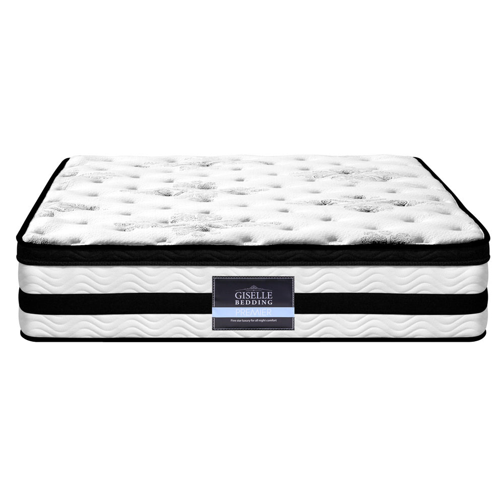 Algarve Euro Top Pocket Spring Mattress 34cm Thick - King - Bedzy Australia