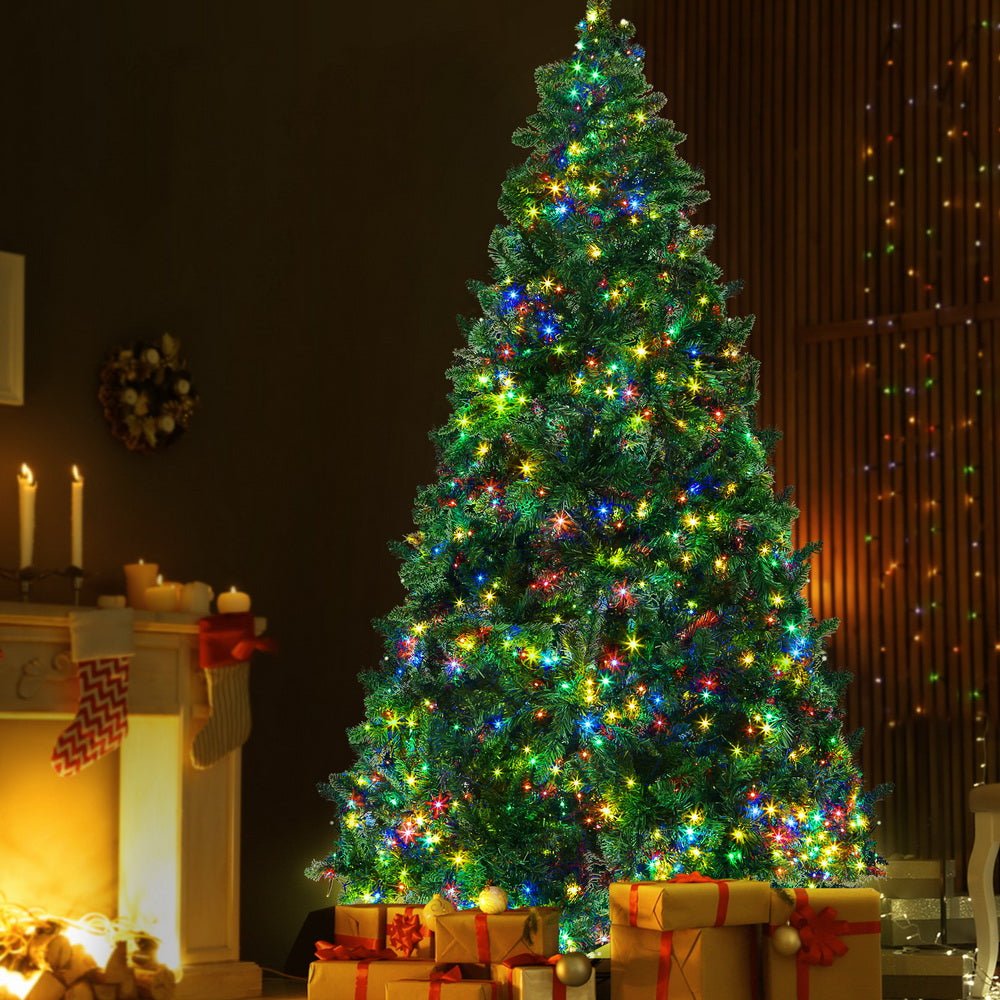 Christmas Tree 2.1m Xmas Tree Decoration 8 Light Mode Multi Colour - Occasions > Christmas > Christmas Trees - Bedzy Australia