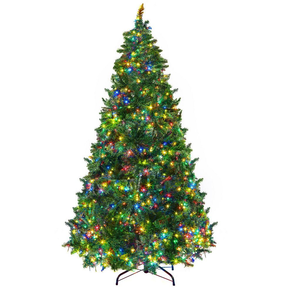 Christmas Tree 2.1m Xmas Tree Decoration 8 Light Mode Multi Colour - Occasions > Christmas > Christmas Trees - Bedzy Australia