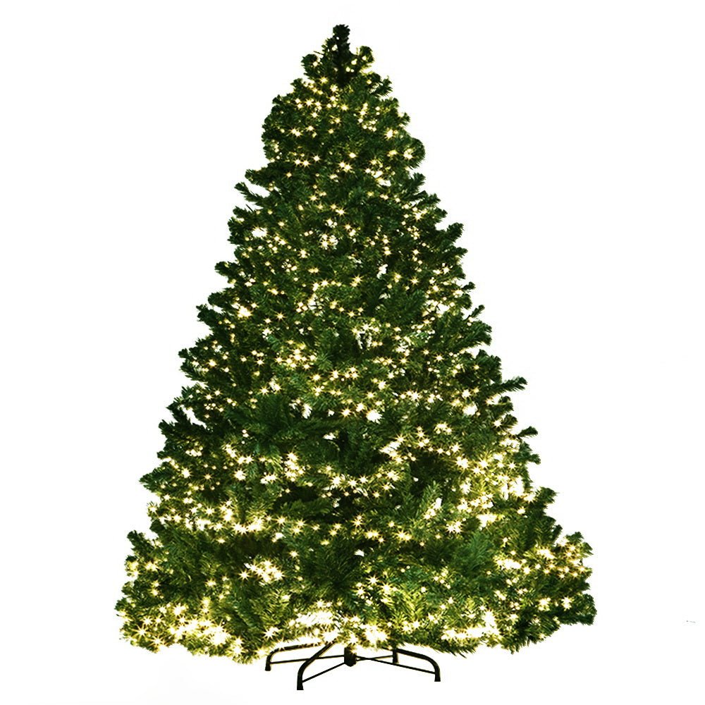 Christmas Tree 2.1M Xmas Tree with 3000 LED Lights Warm White - Bedzy Australia