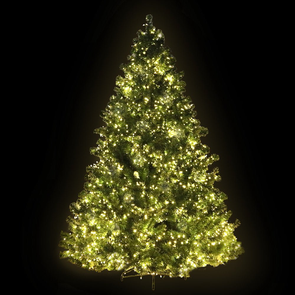 Christmas Tree 2.1M Xmas Tree with 3000 LED Lights Warm White - Bedzy Australia