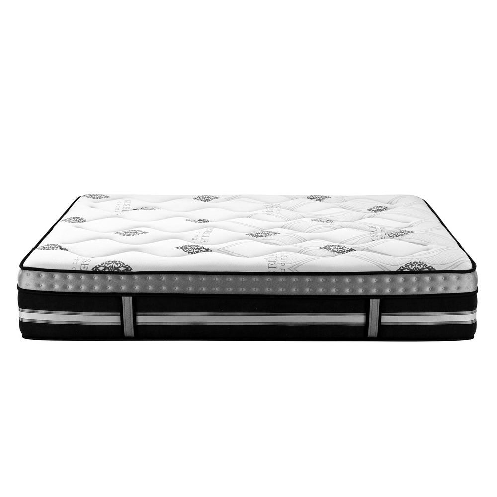 Galaxy Euro Top Cool Gel Pocket Spring Mattress 35cm Thick - Queen - Bedzy Australia