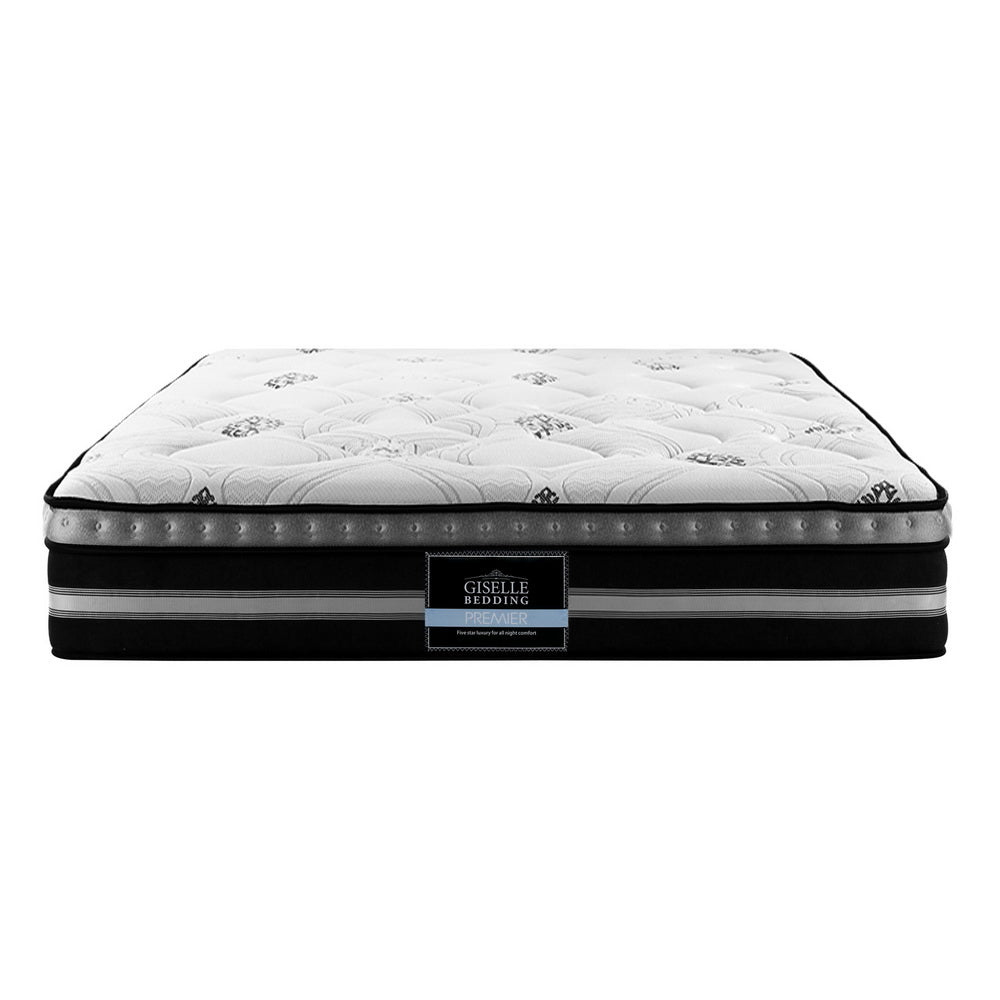 Galaxy Euro Top Cool Gel Pocket Spring Mattress 35cm Thick - Queen - Bedzy Australia