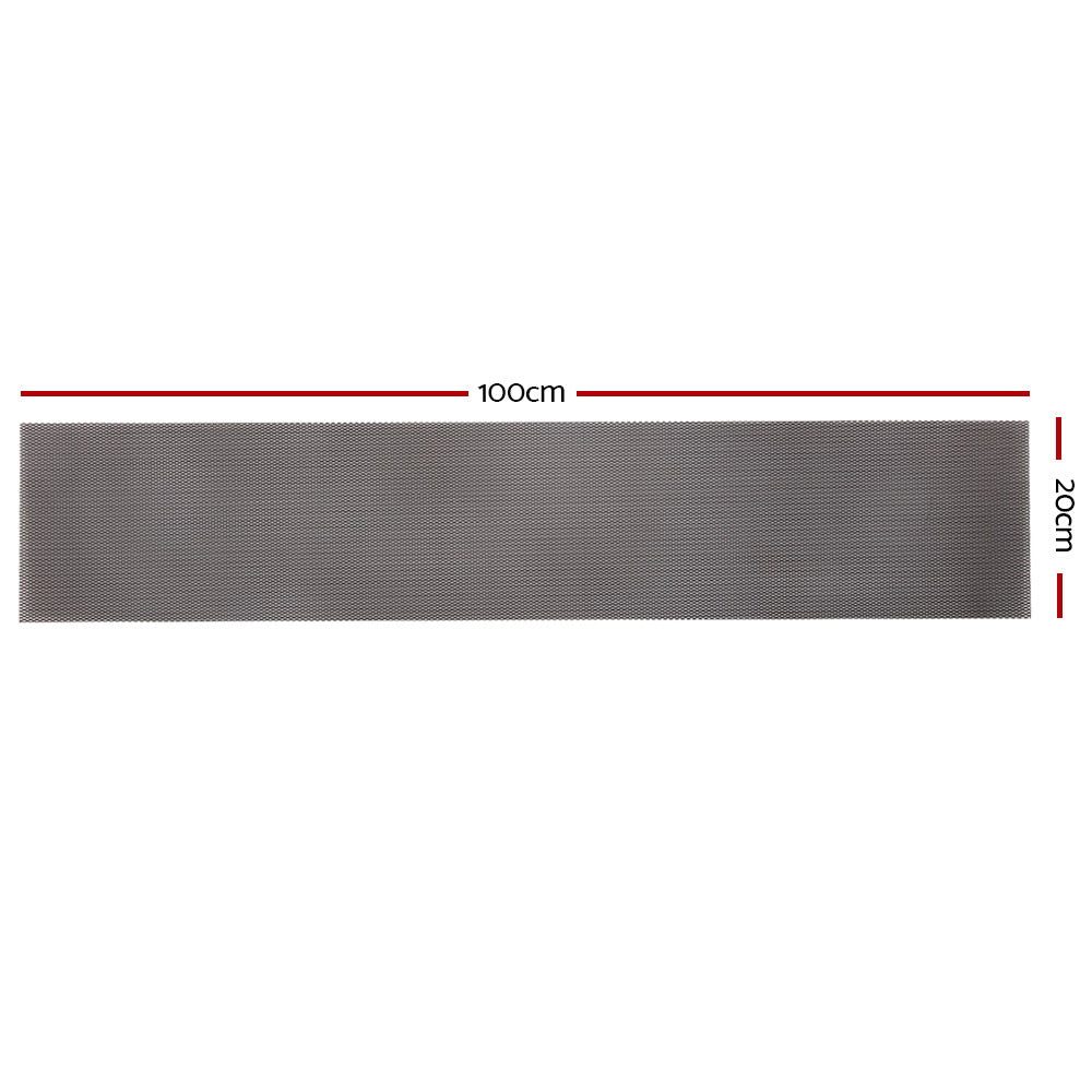 Gutter Guard Aluminium Mesh 60M 100x20cm Black - Home & Garden > DIY - Bedzy Australia