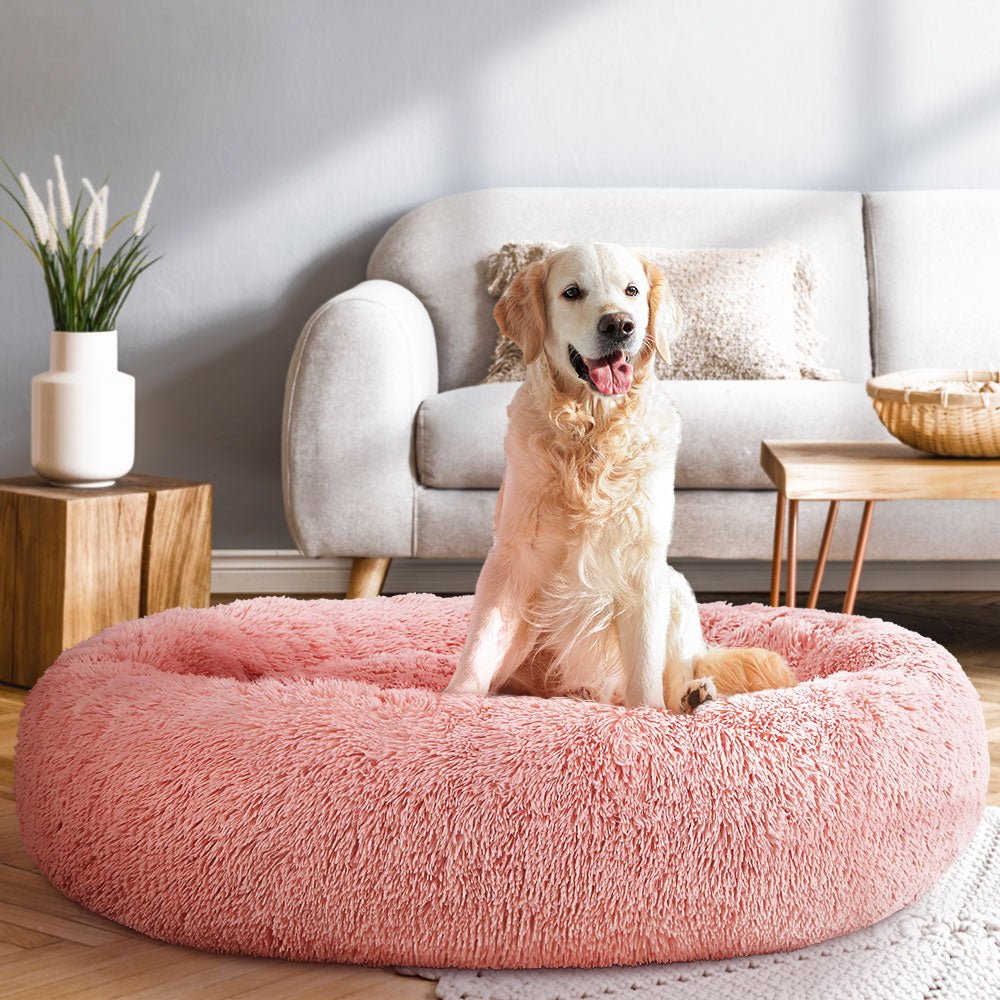 i.Pet Dog Bed Pet Bed Cat Extra Large 110cm Pink - Pet Care > Dog Supplies - Bedzy Australia