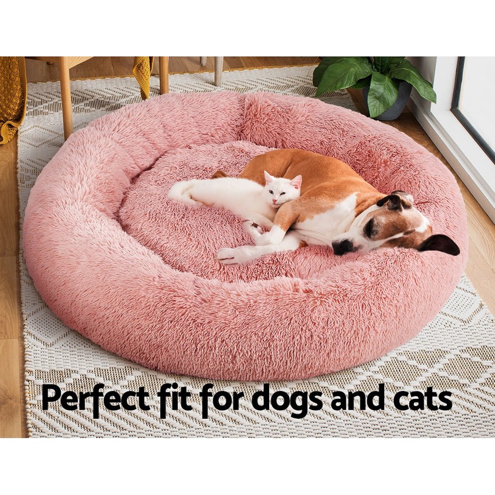 i.Pet Dog Bed Pet Bed Cat Extra Large 110cm Pink - Pet Care > Dog Supplies - Bedzy Australia