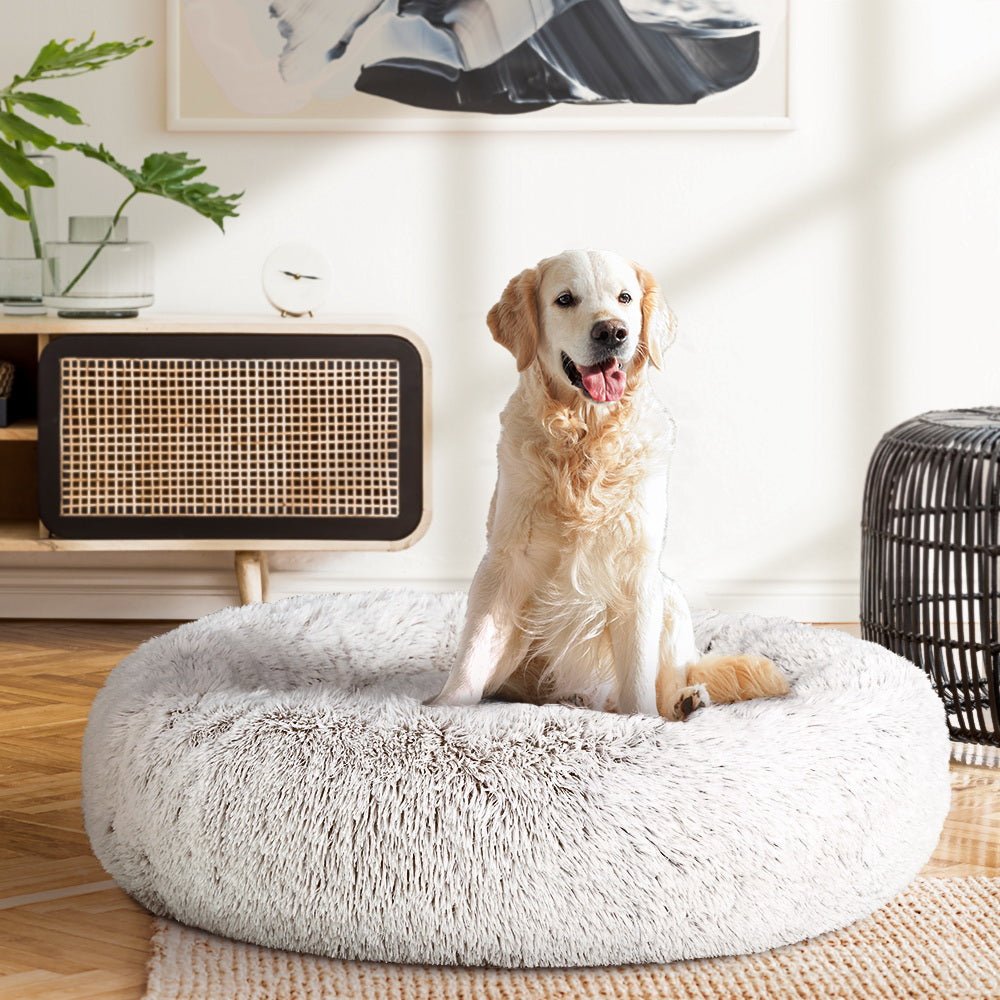 i.Pet Dog Bed Pet Bed Cat Large 90cm White - Pet Care > Dog Supplies - Bedzy Australia