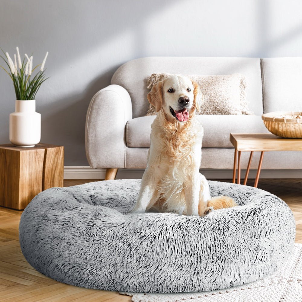 i.Pet Pet Bed Dog Bed Cat Large 90cm Charcoal - Pet Care > Dog Supplies - Bedzy Australia