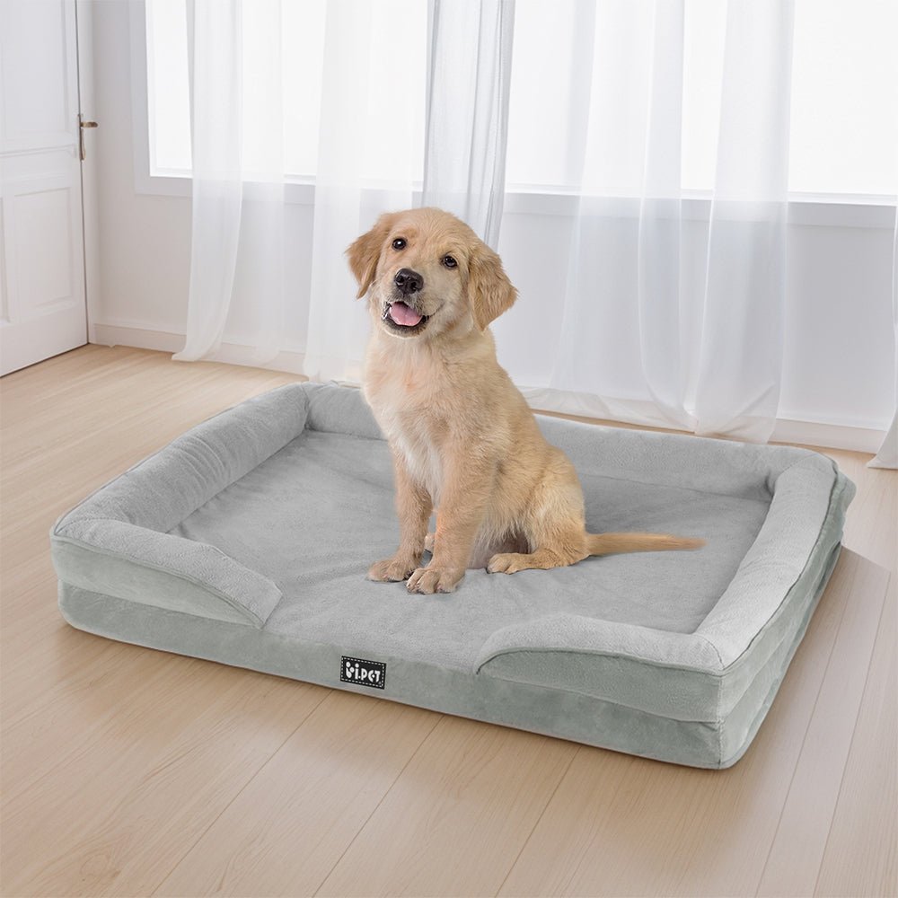 i.Pet Pet Bed Dog Calming Soft Cushion Egg Crate Large Sofa Removable Washable - Pet Care > Dog Supplies - Bedzy Australia