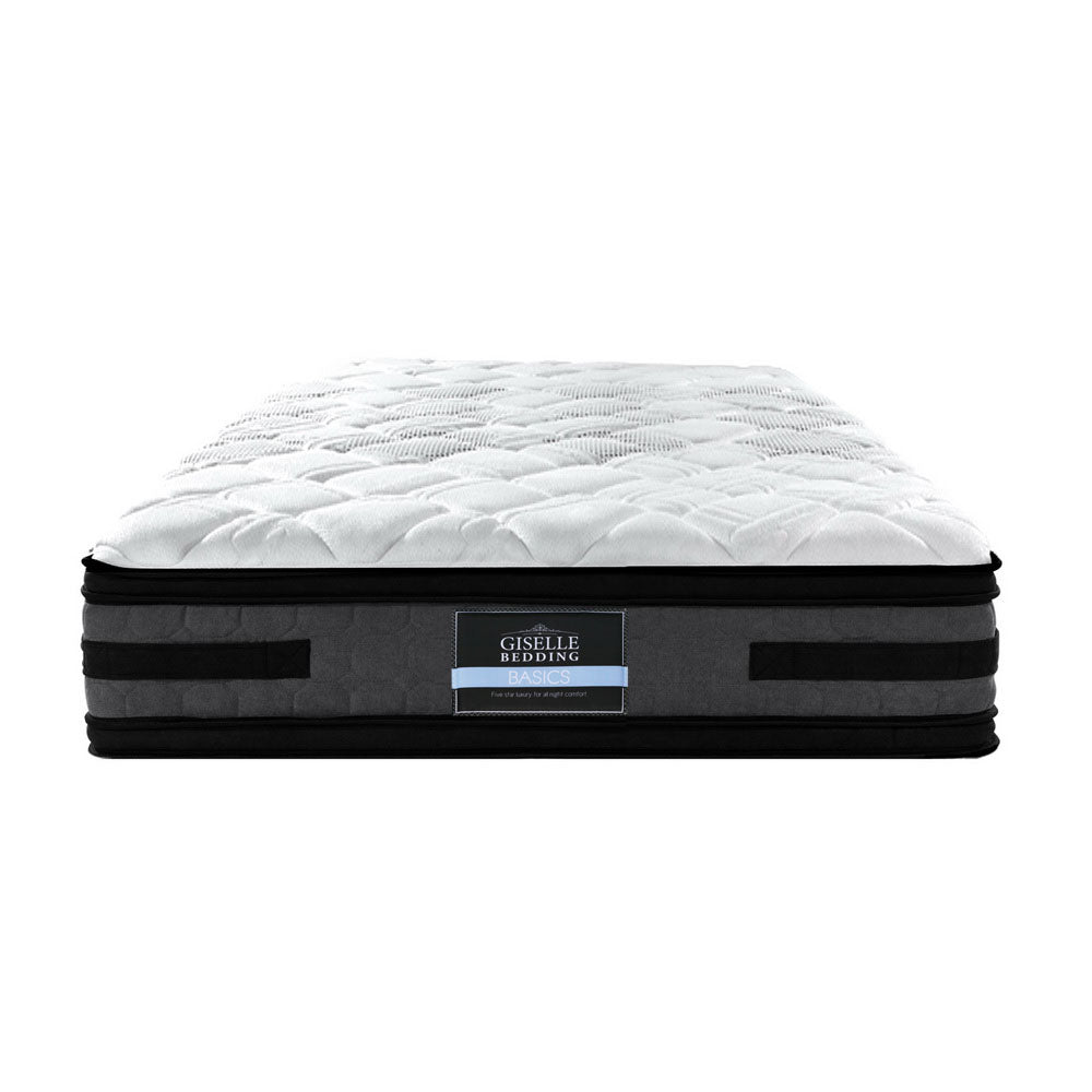 Luna Euro Top Cool Gel Pocket Spring Mattress 36cm Thick - King Single - Bedzy Australia