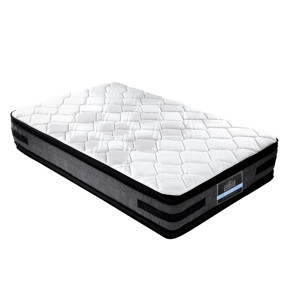 Luna Euro Top Cool Gel Pocket Spring Mattress 36cm Thick - Single - Bedzy Australia