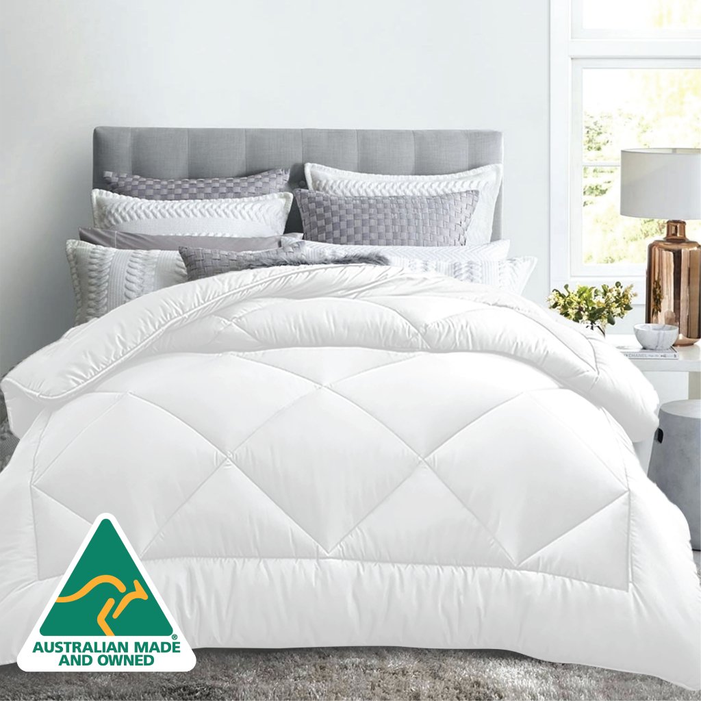 Luxor All Season Microfibre Quilt 400GSM Double - Home & Garden > Bedding - Bedzy Australia