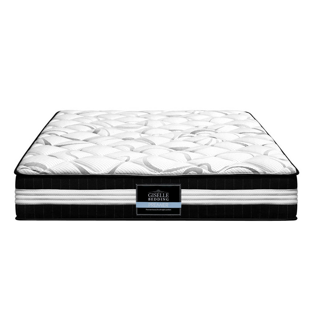 Mykonos Euro Top Pocket Spring Mattress 30cm Thick - King - Bedzy Australia