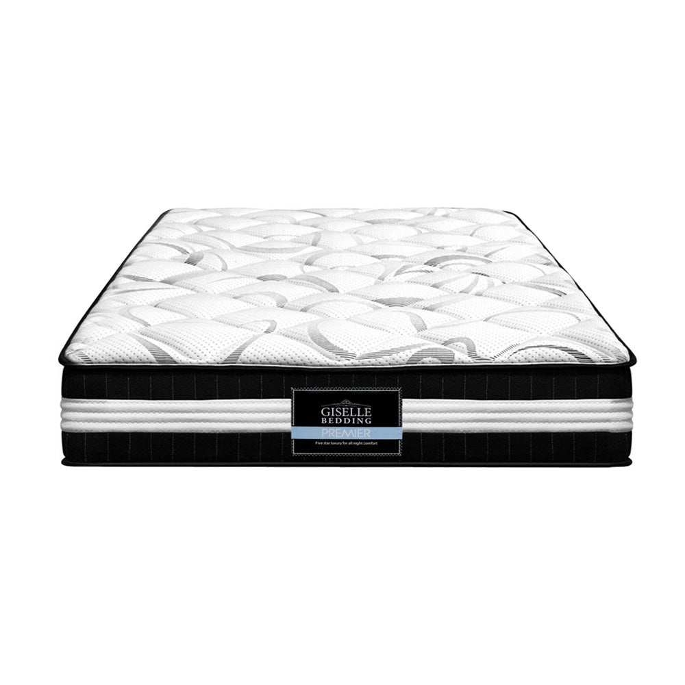 Mykonos Euro Top Pocket Spring Mattress 30cm Thick - Single - Bedzy Australia