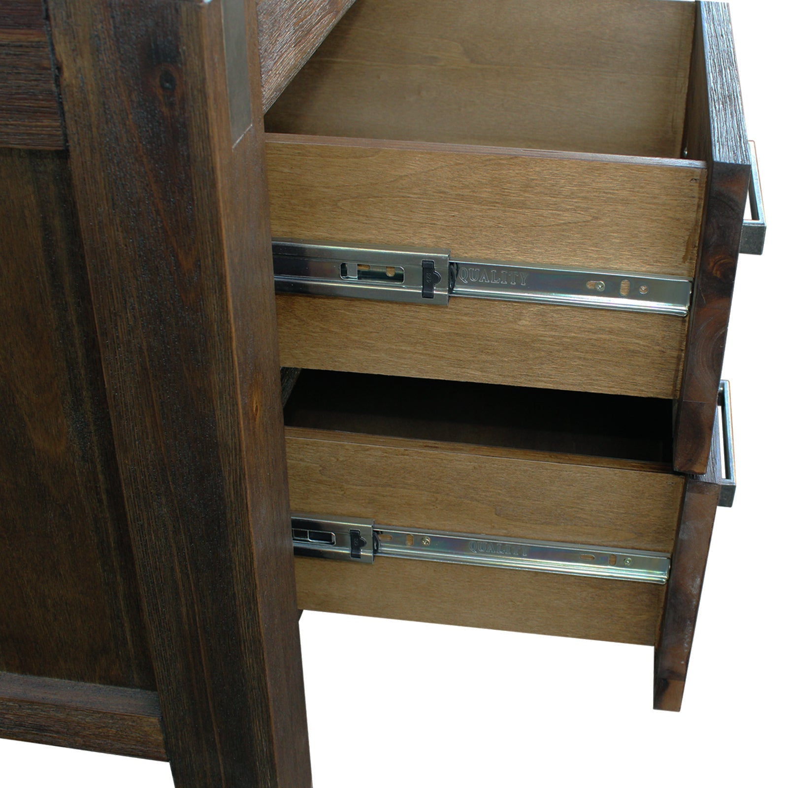 Nowra 2 Drawer Bedside Table - Bedzy Australia