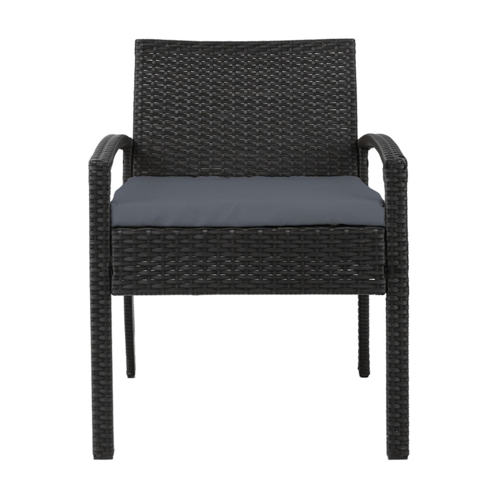 Outdoor Dining Chairs Patio Furniture Rattan Lounge Chair Cushion Felix - Furniture > Outdoor - Bedzy Australia