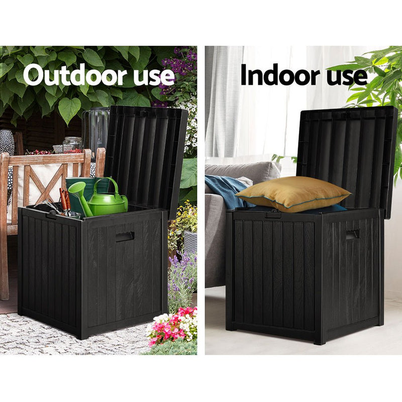 Outdoor Storage Box 195L Bench Seat Garden Deck Toy Tool Sheds - Furniture > Outdoor - Bedzy Australia