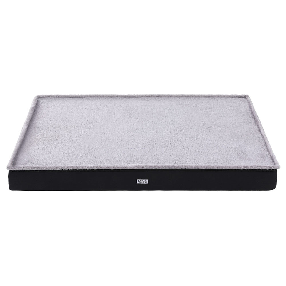 Pet Bed Dog Cat Extra Large Calming Soft Sofa Foam Cushion Washable Cover Grey - Pet Care > Dog Supplies > Dog Beds - Bedzy Australia