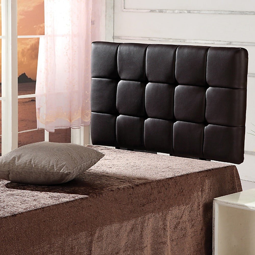 Single Size | Deluxe Headboard Bedhead (Black) - Bedzy Australia