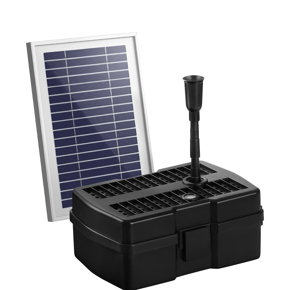 Solar Pond Pump with Filter Box 4.6FT - Home & Garden > Garden Tools - Bedzy Australia