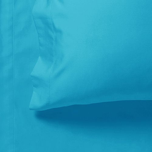 1000TC Ultra Soft Queen Size Bed Light Blue Flat & Fitted Sheet Set - Home & Garden > Bedding - Bedzy Australia