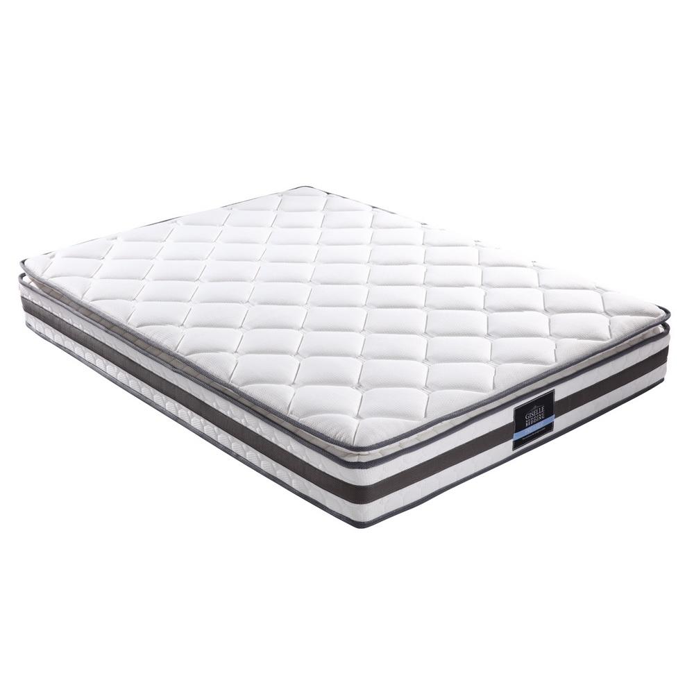 Double Package | Wanda LED Bed Black & Normay Series Pillow Top Mattress (Medium Firm) - Bedzy Australia